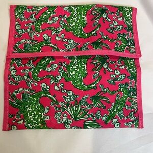 Lilly Pulitzer Pink Alligator Bag